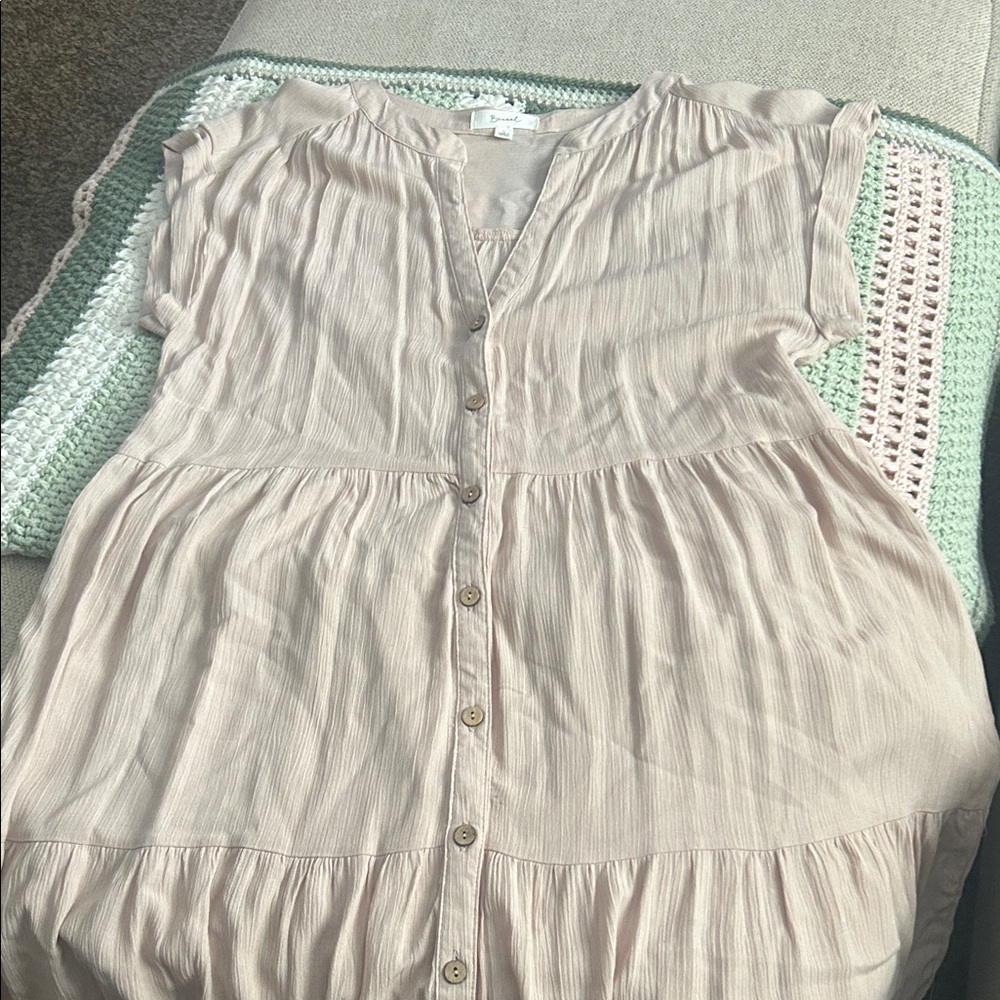 BE COOL Soft Pink Tunic Dress